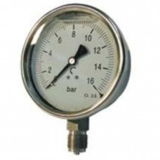 MANOMETRO INOX.Ø100 S.INF.GLICER 0-2,5 GE 3824 002